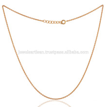 18K Gold Plated Brass Chain in 20 Inch Length Beautifu Gift for Her or Him